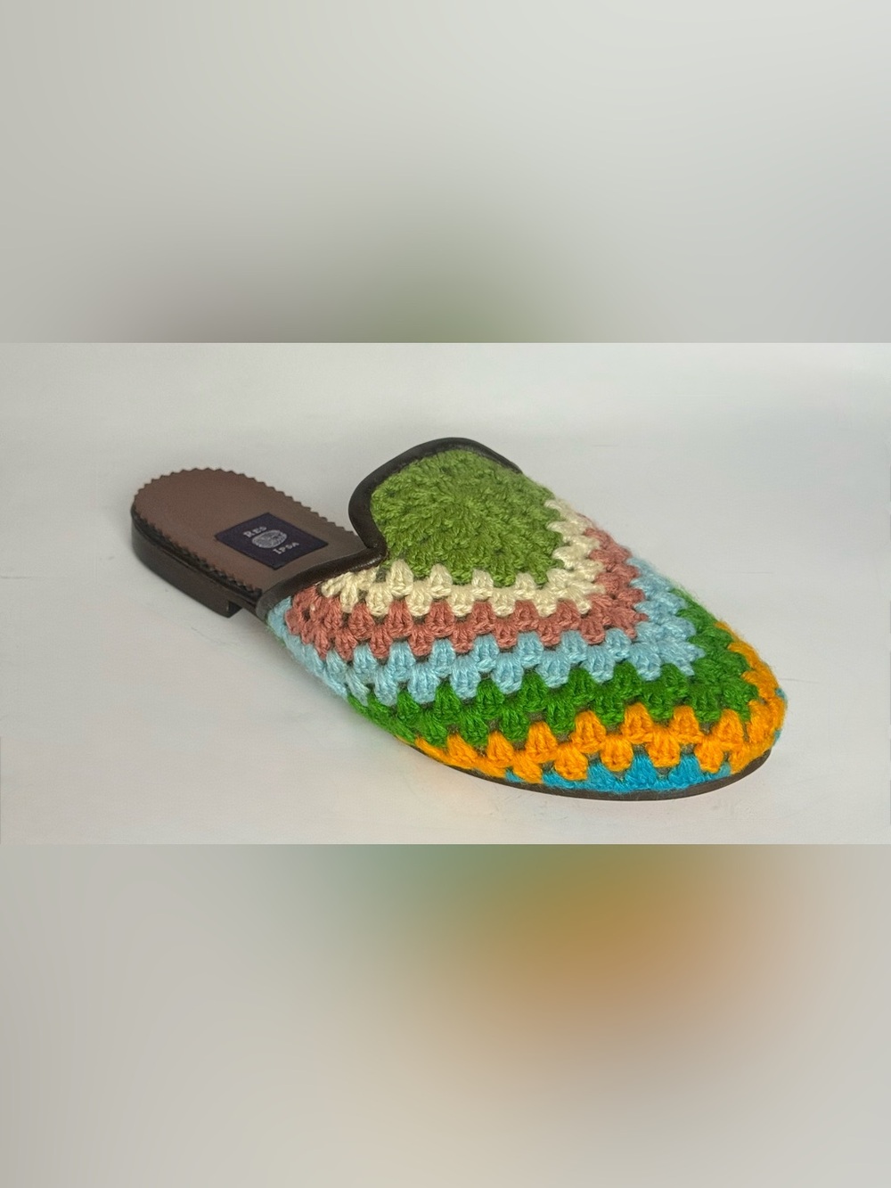 Res Ipsa Women Slide New Colorful Made In Morocco Size 10